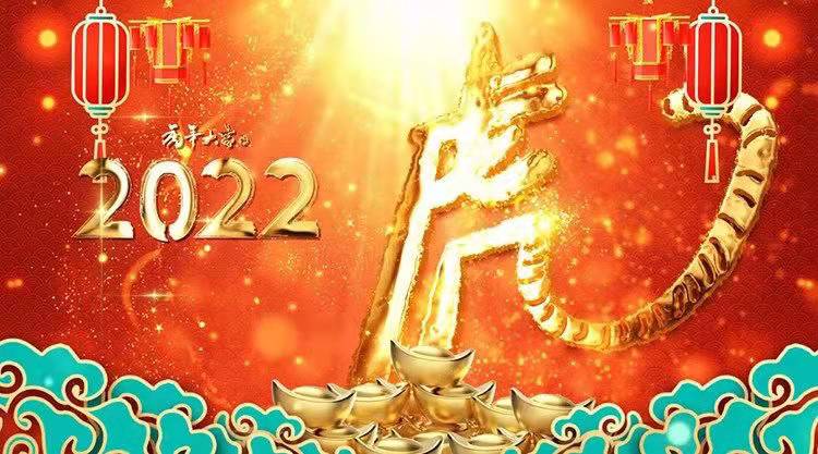 223款2022虎年喜庆开场片头视频素材