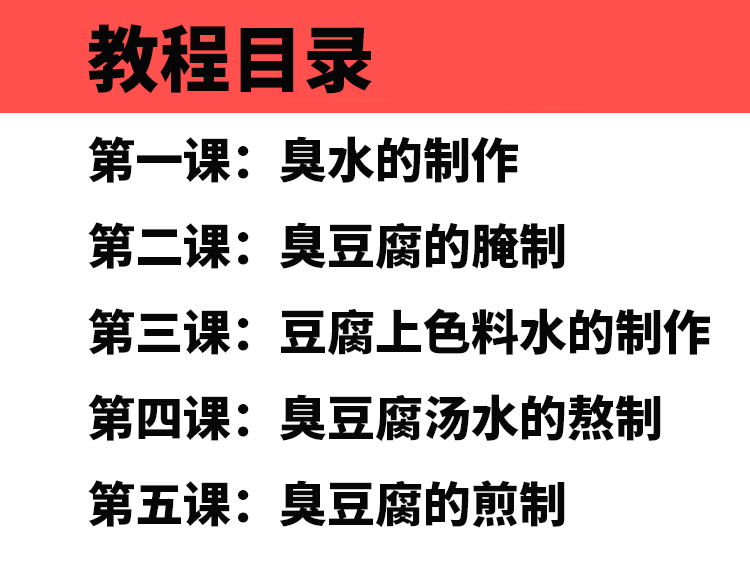 正宗长沙臭豆腐技术配方教程小吃油炸臭水卤水秘制臭豆腐制作商用-2